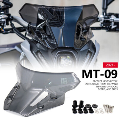 For YAMAHA MT-09 MT09 FZ09 2021 2022 2023 Windshield Windscreen Wind Deflectors