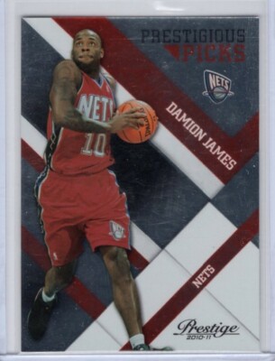 Damion James 2010 Prestige  Prestigious Picks Orange /299 #23 Rookie Nets Texas 