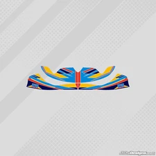 2016 FA ALONSO M8 STYLE NOSE CONE STICKER KIT - KARTING - JakeDesigns