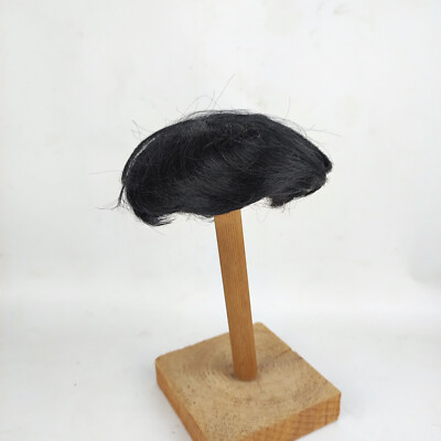 Vintage Puppenperücke, schwarz, 9'' bis 9,5'', kurze Haare