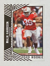 2020 Sage HIT Rookie Card #33 Malik Harrison Ohio State Buckeyes