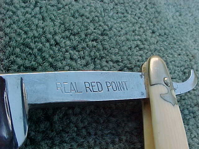 RARE Antique W.R. CASE & SONS BRADFORD PA REAL RED POINT Straight Razor ...
