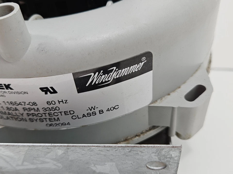 Conjunto motor inductor Ametek Windjammer 44393-1 116547-08 11654708 JB1N062N Foto 3 de 4