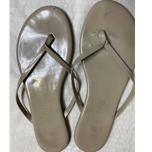 TKEES Glosses Flip Flop in Custard 9