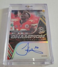 2020 panini spectra champion signatures Tyreek Hill  Auto 35/60 #cs-th Flush! Sp