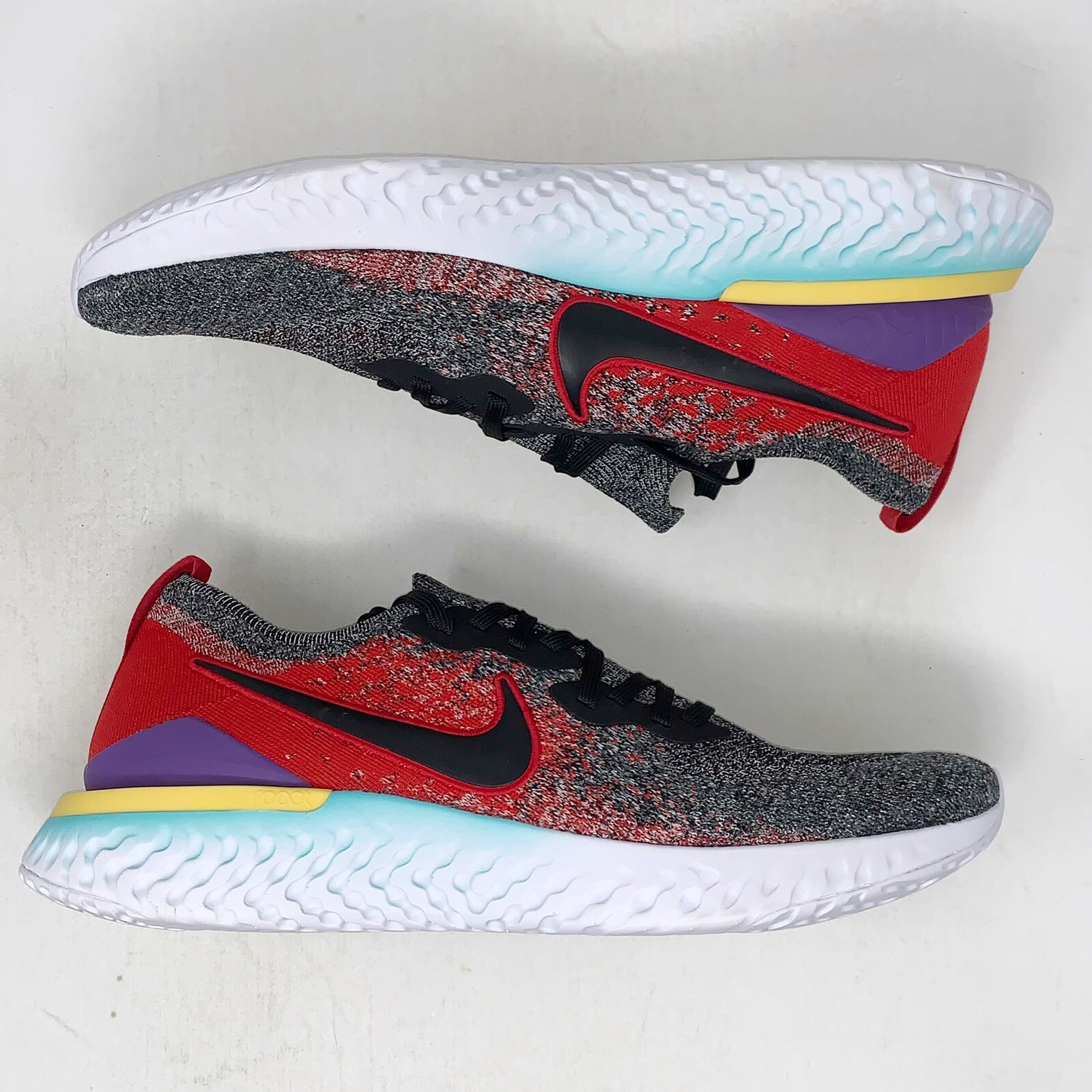 nike epic react flyknit 2 red black