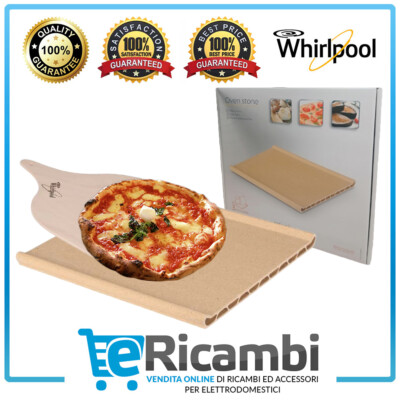 Piastra Pietra Forno in Terracotta Refrattaria con Ricettario e Pala Per  Pizza | eBay