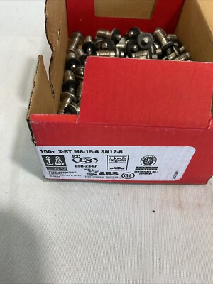 Hilti 100x X-BT M8 15-6 SN12-R 377074 100 Pieces | eBay