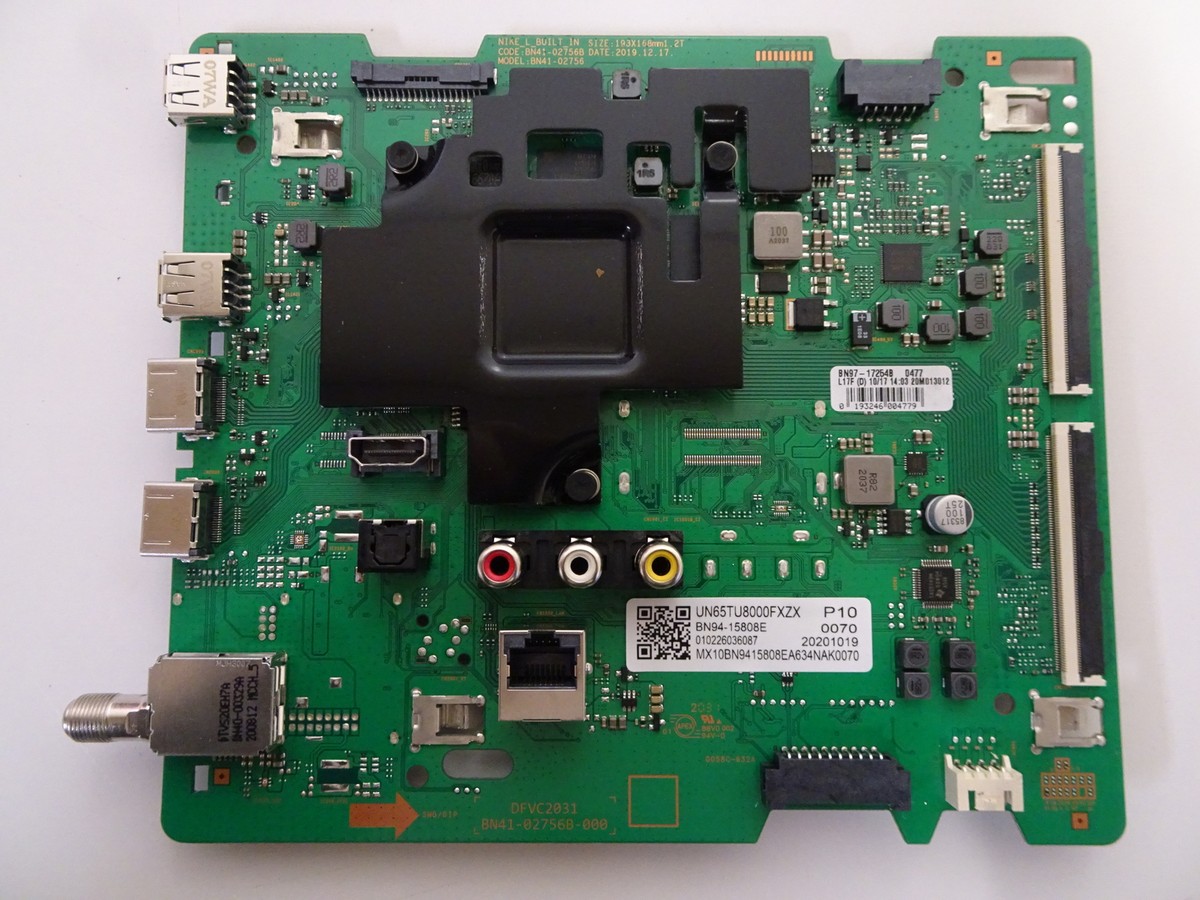 SAMSUNG - *tsuneokun2005*Samsung メモリ Samsung UN65TU8000FXZX Main Board (BN97-17254B) BN94-15808E
