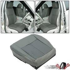 For 05-07 Jeep Grand Cherokee Front Seat Cover Driver Bottom 2-Tone Gray