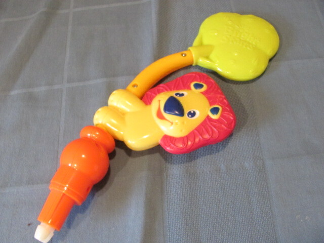 Bright Starts Bounce Bounce Baby Jungle Jumper Lion Mirror Toy