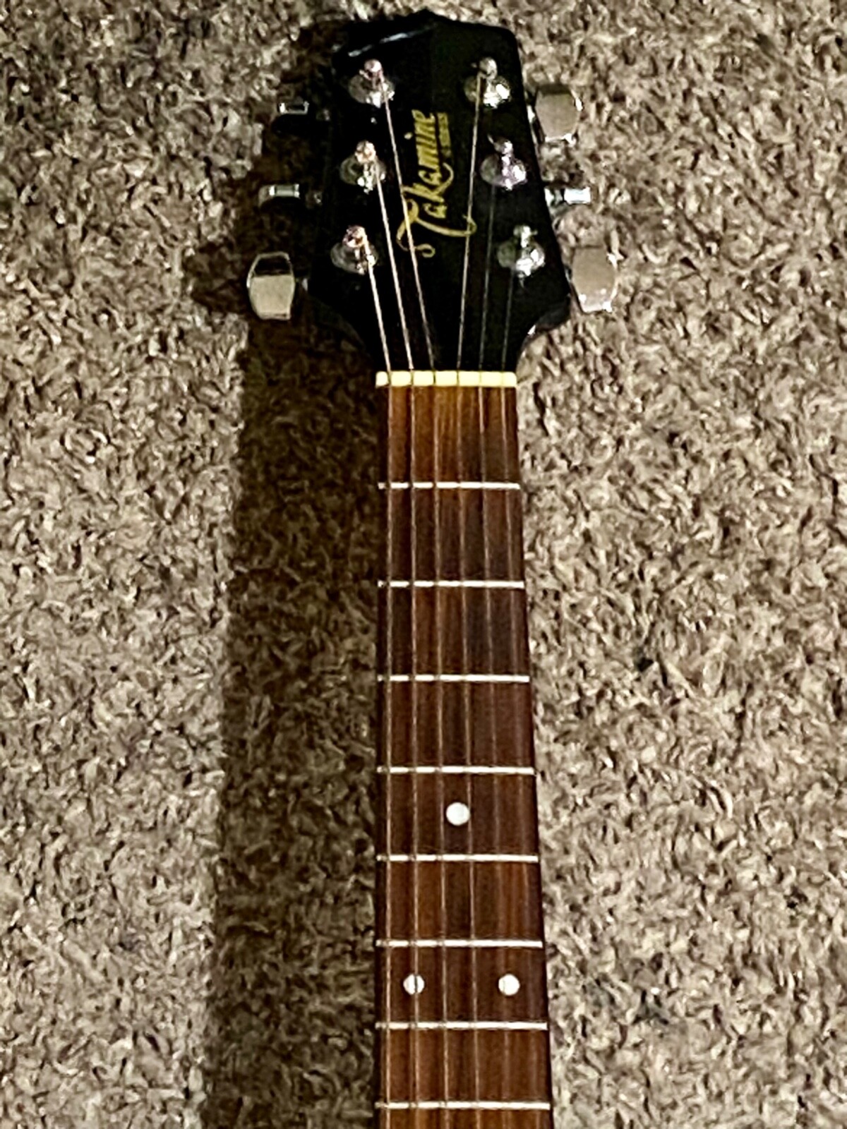 Takamine EG560C Acoustic/Electric Guitar Active Preamp Dual