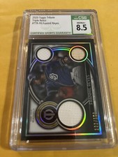 2020 Topps Tribute Baseball FRANMIL REYES Triple Relics Patch /150 Padres TTR-FR