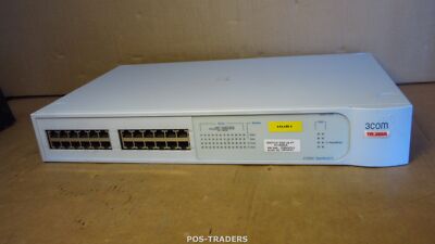 3Com 3C16980A SuperStack III 3300 SS3 24-Port 10/100 Ethernet Switch NO RACK EAR
