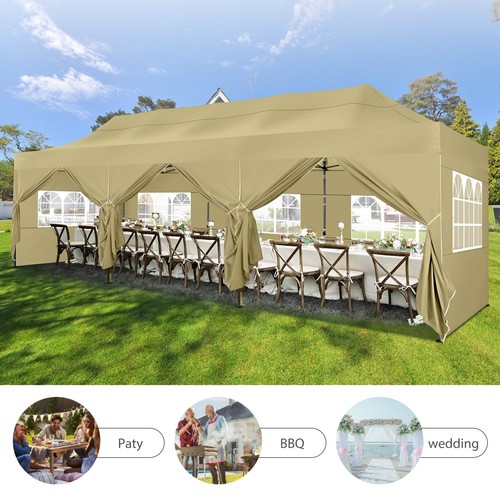 10x30\20 Heavy Duty Pop Up Canopy Party Tent Waterproof Gazebo Outdoor Wedding - Picture 64 of 100