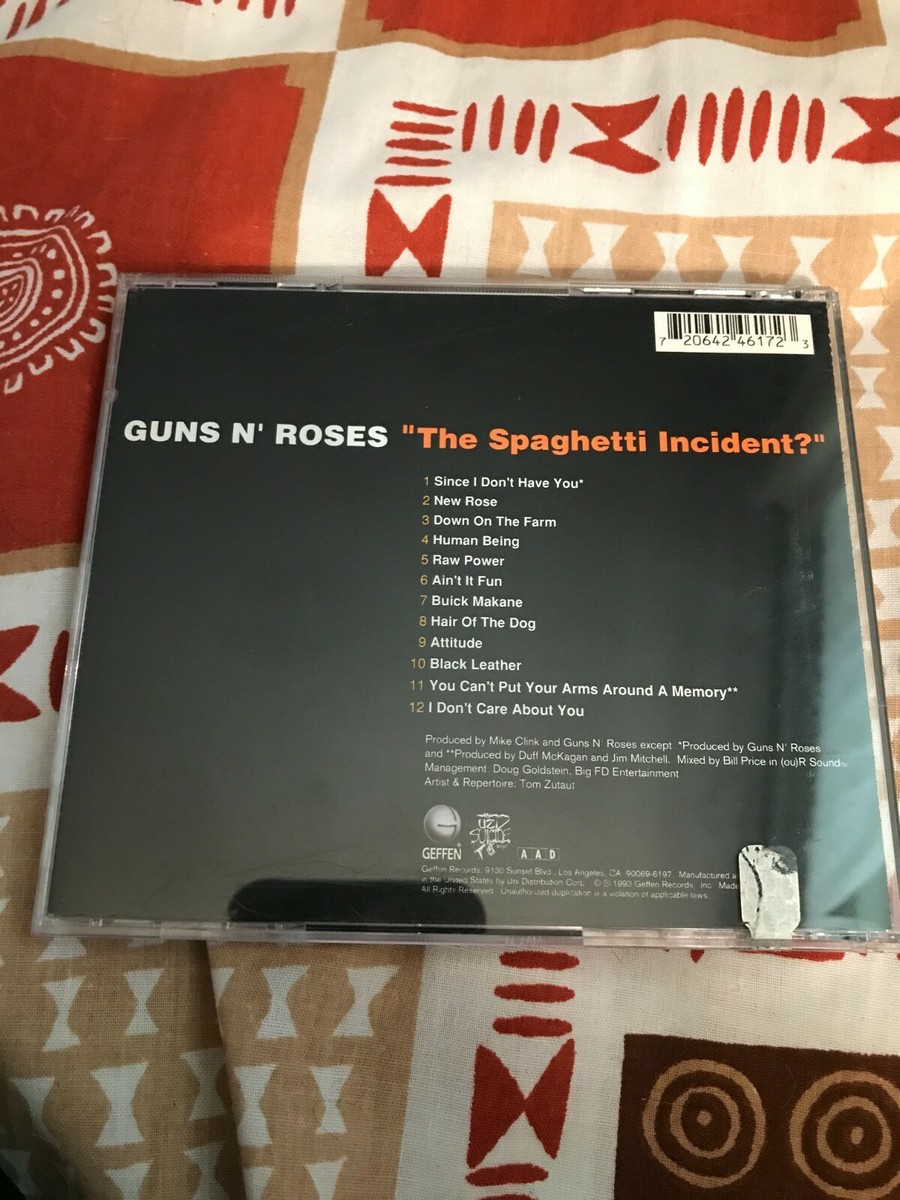 Guns N Roses *The Spaghetti Incident *CD *NM/NM *!993 Guns N Roses *The Spaghetti Incident *CD *NM/NM *!993