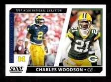 Charles Woodson Insert 2021 Score Collegiate Champions #7 Football Card