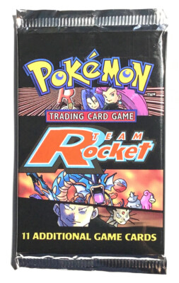 unlimited team rocket booster box Factory Sealed Pokemon Card Pack Giovanni Art Work 742818061742| eBay 1 Pokemon Team Rocket Booster