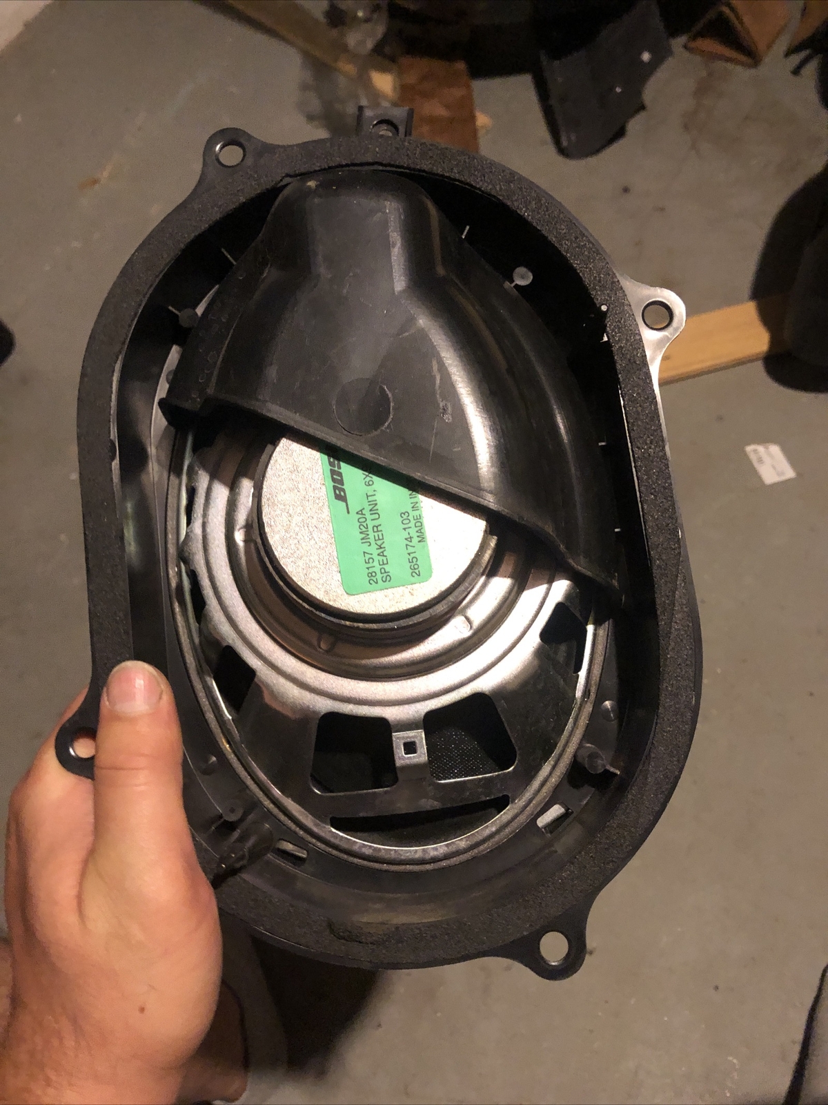 20082013 INFINITI G37S COUPE LEFT DRIVER REAR DOOR SPEAKER OEM eBay