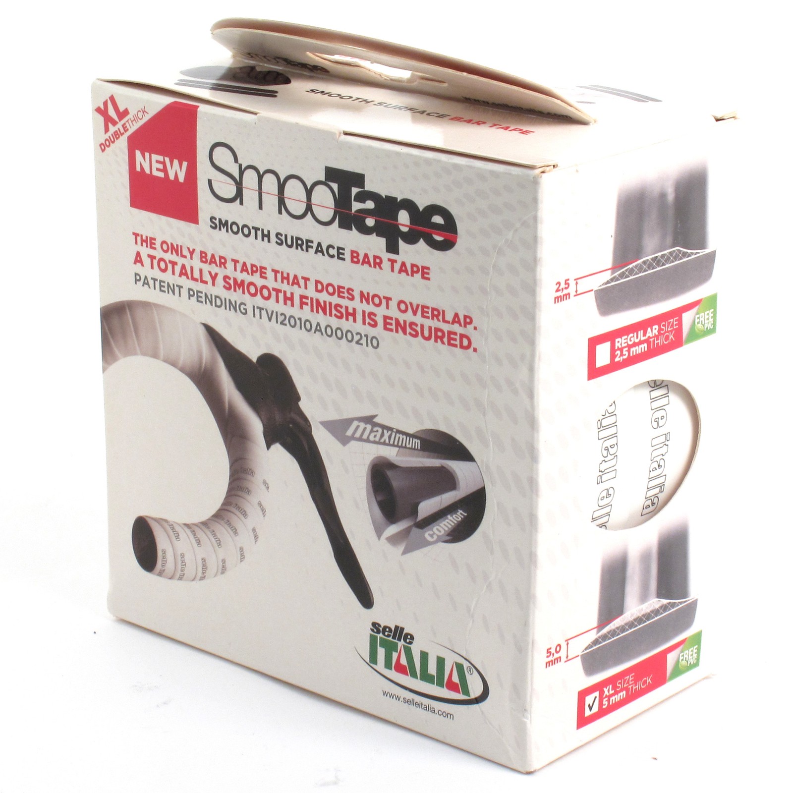 Selle Italia Smootape XL Team Edition 5mm White Drop Handlebar Wrap Tape Grip