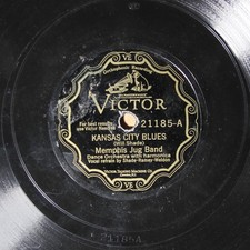 Memphis Jug Band - Kansas City Blues - VICTOR 21185 V+