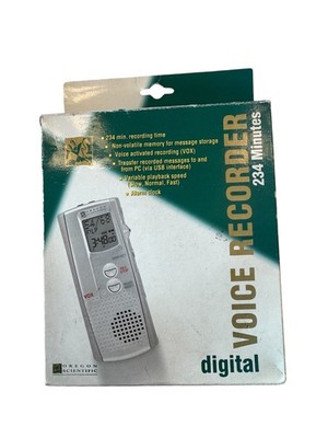 Vintage Oregon Scientific New in box Digital Voice Recorder Model VR399