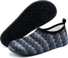 ANLUKE Quick-Dry Aqua Yoga Water Shoes for Men and Women, 11-12