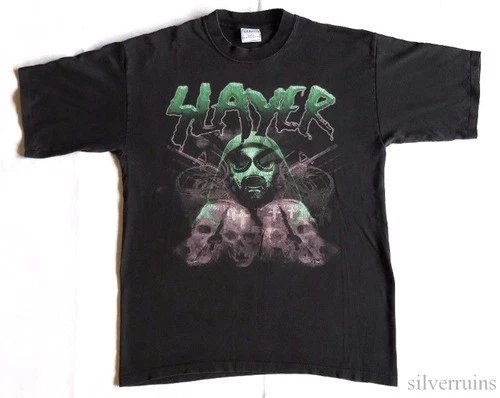 Slayer Vintage T Shirt Ozzfest Tour Concert 90's Chemic 1990s vintage concert t-shirt, vintage, single stitch, B+ condition