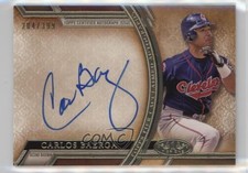 2015 Topps Tier One Acclaimed Auto 204/399 Carlos Baerga #AA-CB Auto 12x6