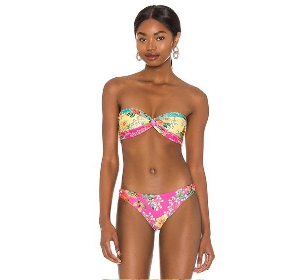 Agua Bendita x REVOLVE Stacy Bikini Top and Bottom Size M NWT