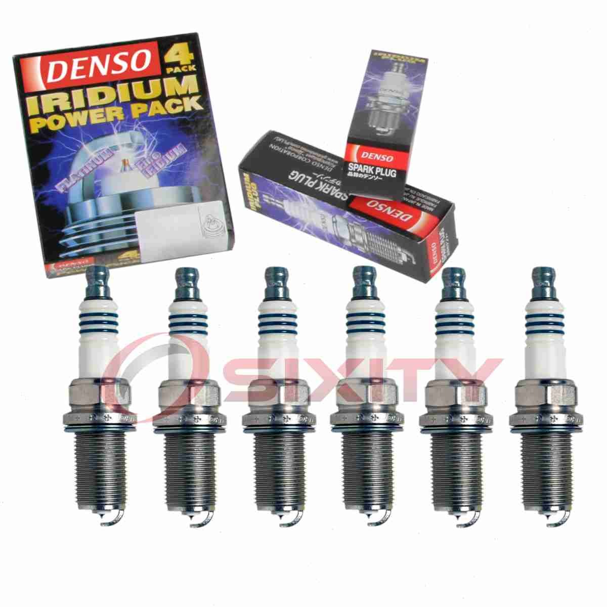 6 pc Denso Iridium Power Spark Plugs for 2010-2016 Volvo XC60 3.0L 3.2L L6 zu