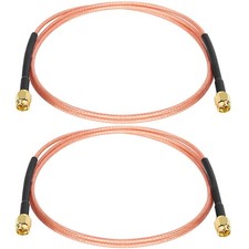 RG316 SMA Male to SMA Male Coaxial Cable 3FT, 2 Pack Flexible SMA Extension A...