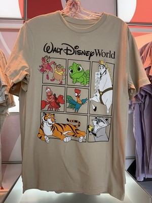 2026 Disney Parks WDW Princess Sidekicks T Shirt Pascal Gus Hei Hei Size M New