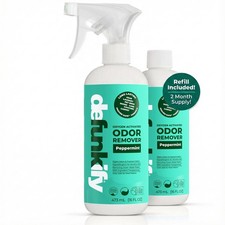 Defunkify Peppermint Odor Eliminator Spray, Shoe Carpet Deodorizer, 32oz