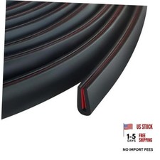 Edge Trim, 1/16" Rubber Edge Trim, Flexible Self Adhesive U Channel Edge