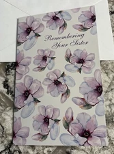 Sympathy Remembering Your Sister 5”x7.75" Stockwell Greeting Card