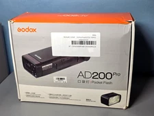 Godox AD200Pro TTL Pocket Flash Kit -New