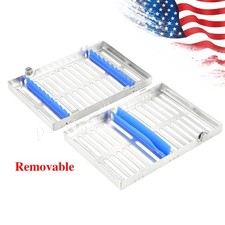 SANDENT,Dental Sterilization Cassette, Autoclave Tray, Rack, Box, 20-Instruments