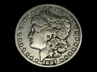 1887 O Morgan Silver Dollar / Circulated / Cleaned / See Description! (3/13-1)