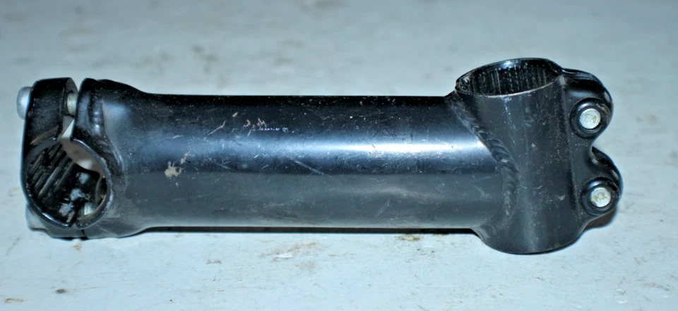 Vintage MTB Bike Stem 135mm Black 11/8" Threadless 12º Rise 25.4mm USA Shipper:) - Image 4 of 4