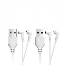 Universal USB Magnetic Charging Cable 2-Pack , 80cm Fast White
