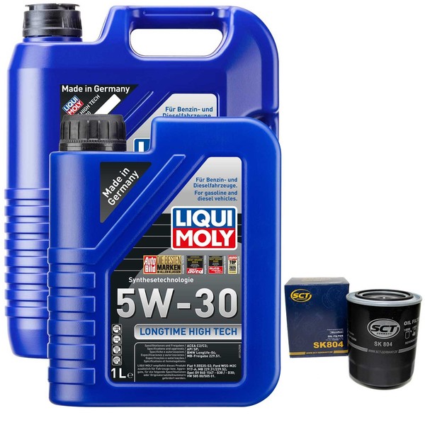MotoröL Set High Tech 5W-30 Liqui Moly 6 Liter + ÖLfilter FüR Toyota Hiace IV VW-image