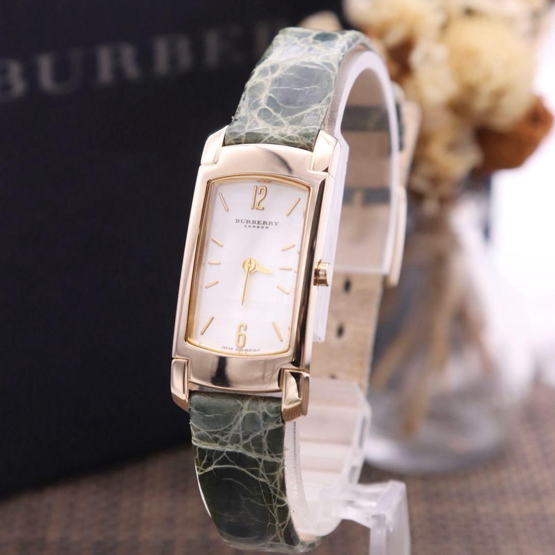 BURBERRY 5420 Rectangular Used Watch Mint Conditi… - image 1