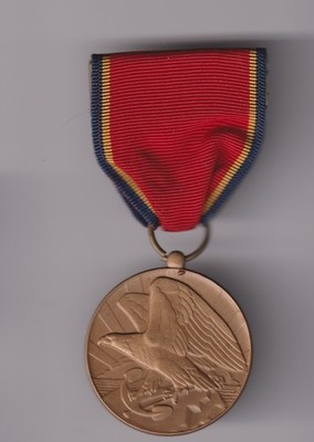 United States Naval Reserve Medal old strike crimp brooch 1938-1958
