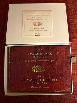 Olympische Spiele Athen 1896-2004 - Komplettsatz 25 Sammeltelefonkarten