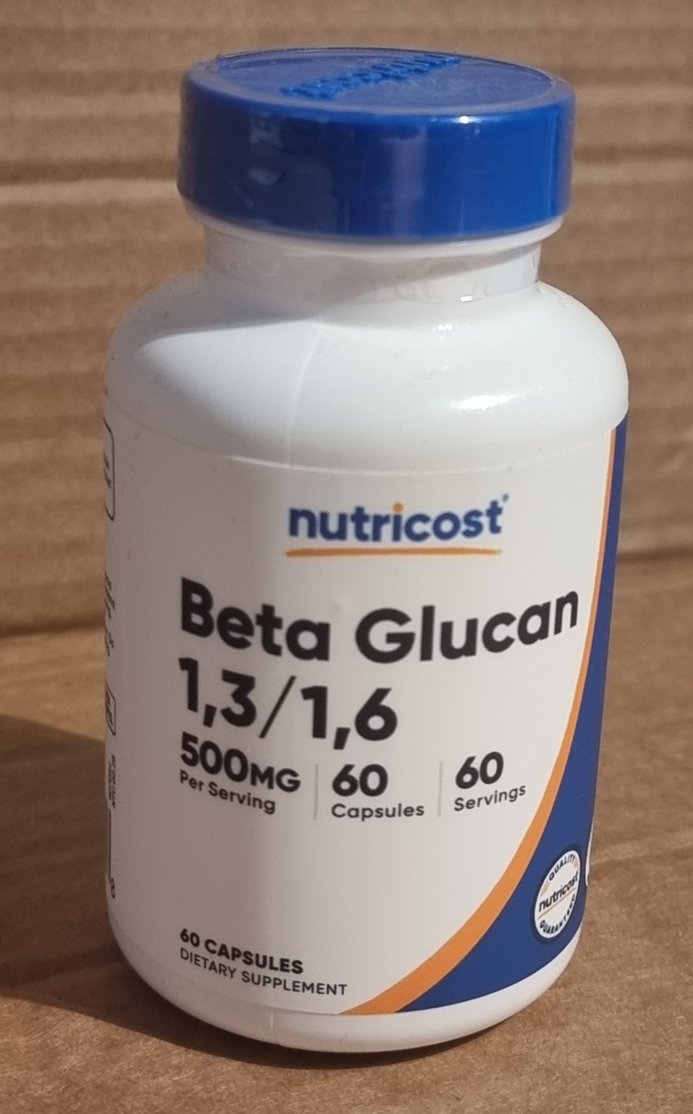 Nutricost Beta-Glucan 1,3/1,6 500 mg Magnesium 60 Capsules Gluten Free / Non-GMO