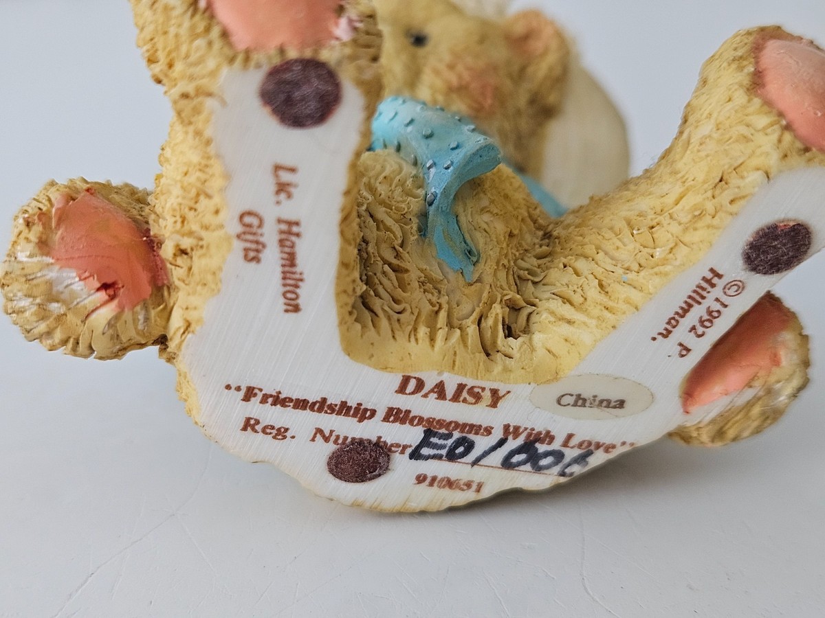 Cherished Teddies DAISY #910651 Collectible 1992 FRIENDSHIP