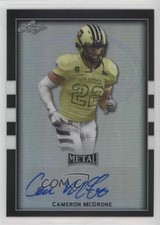 2018 Leaf Metal US Army All-American Bowl Black 5/15 Cameron McGrone Auto 1i9