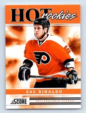 2011-12 Score Hot Rookies Zac Rinaldo Rookie Philadelphia Flyers #541