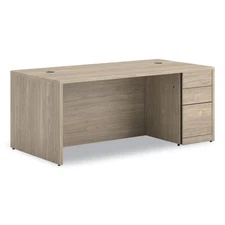 The Hon 105895RLKI1 10500 Series Single Full-height Pedestal Desk, Right: